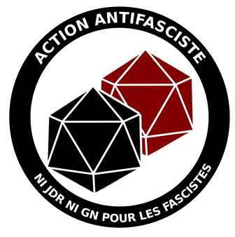 logo "ni JdR ni GN pour les fascistes"