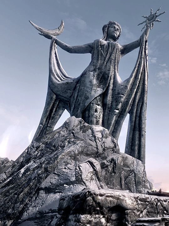 Statue d’Azura dans Skyrim