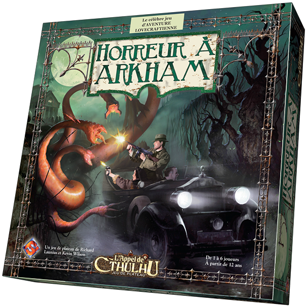 Boite du jeu de plateau Horreur à Arkham