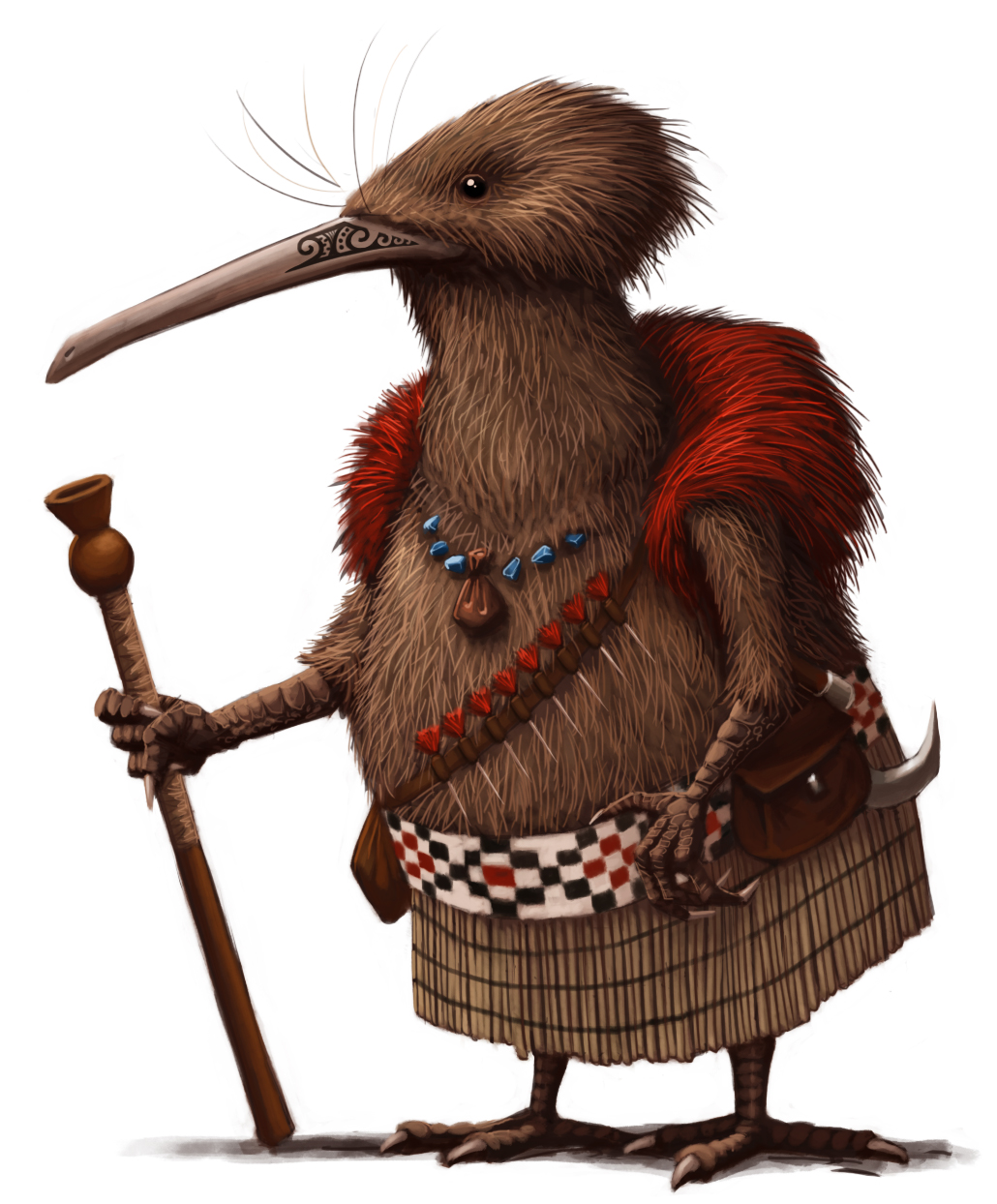 kiwi (l'animal) humanoïde