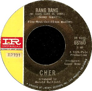 CD de la chanson "Bang Bang (My Baby shot me down)"