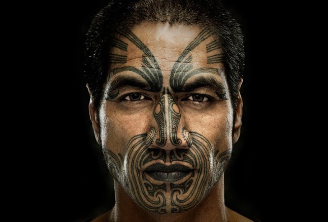 tatouages de visage, maori