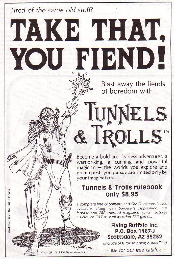 Pub pour Tunnels&Trolls 1980