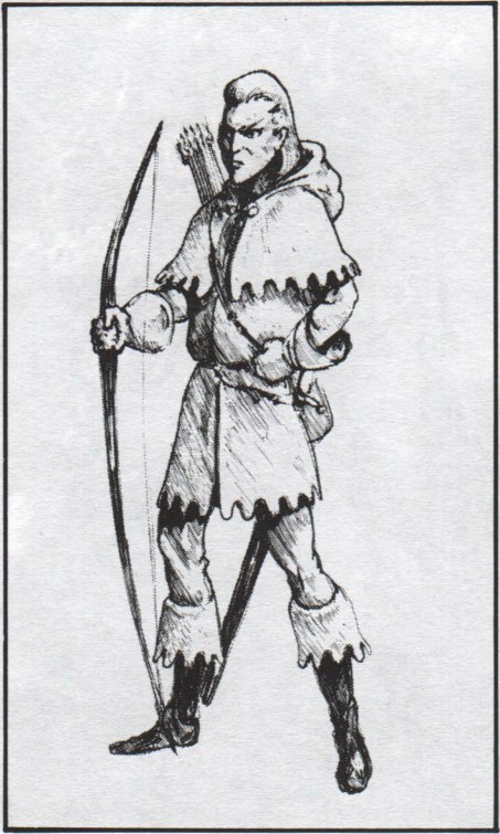 archer elfe à l'air pas commode